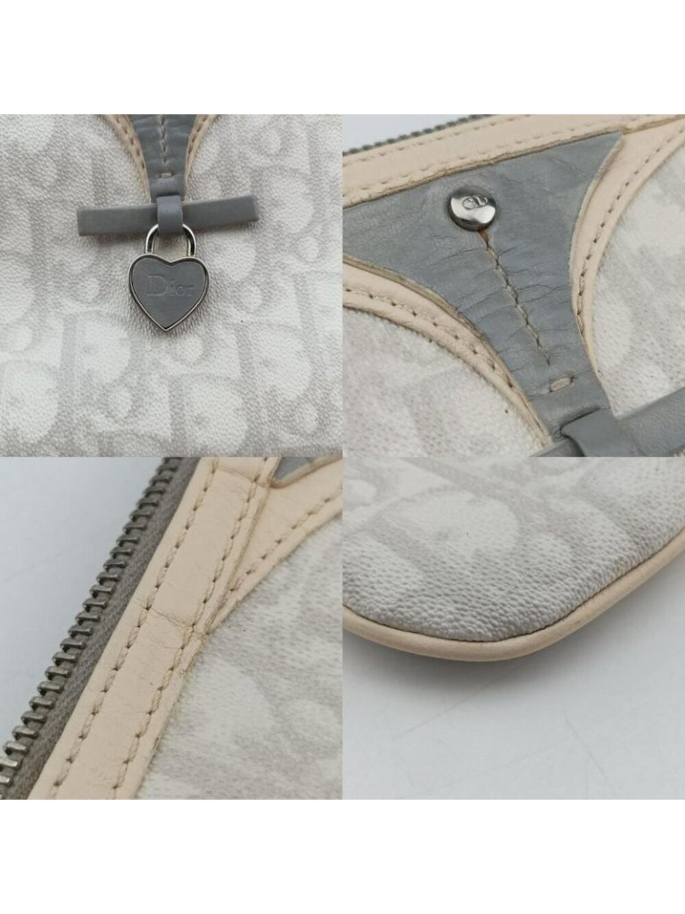 ★SOLD★ Dior Romantic Pouch Multicolor Canvas MC - Picture 8 of 10